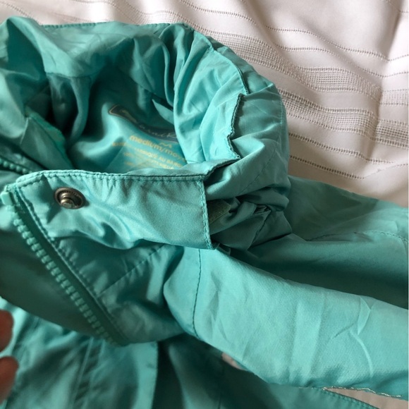 Wind River Aqua Hooded Rain Jacket - Picture 12 of 16